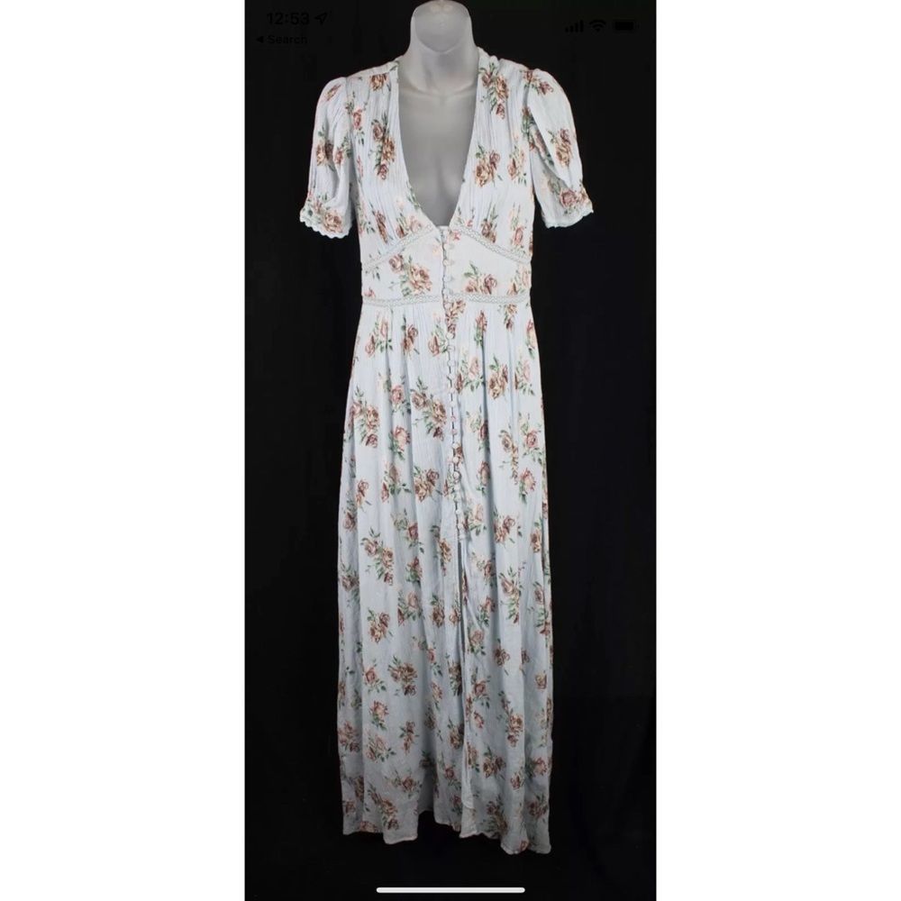 LoveShackFancy Stacy Floral Maxi Dress - Picture 6 of 6